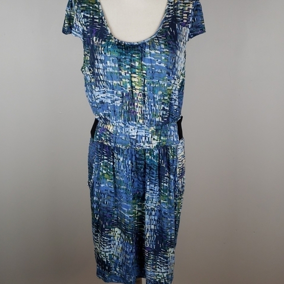 Mark. Batik Print Open Back Dress See Measurements - Picture 8 of 15